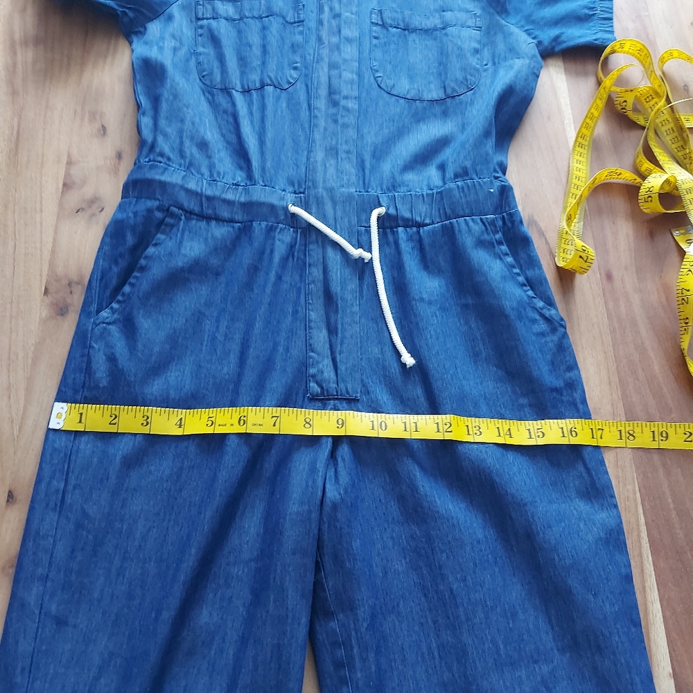 On S’en Fout des Garçons Blue Cotton Jumpsuit – Size 12 - Picture 13 of 16